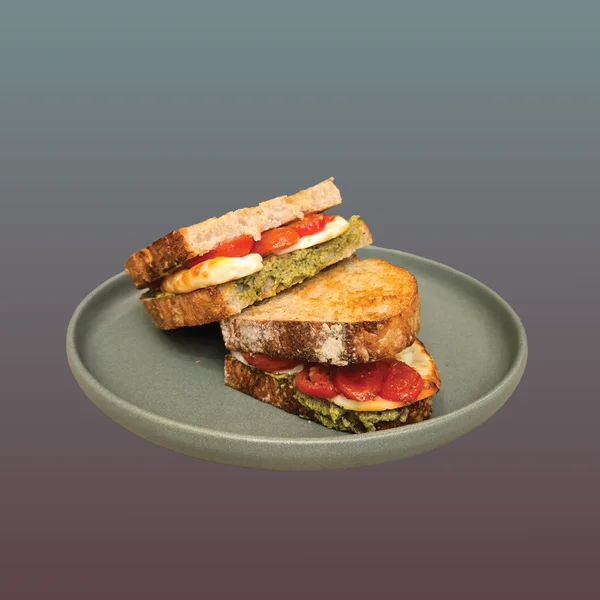 Halloumi Pesto Sourdough — Kahve & More