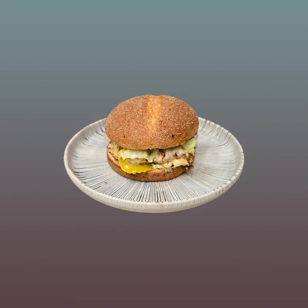 Chicken Cheese Burger — Kahve & More
