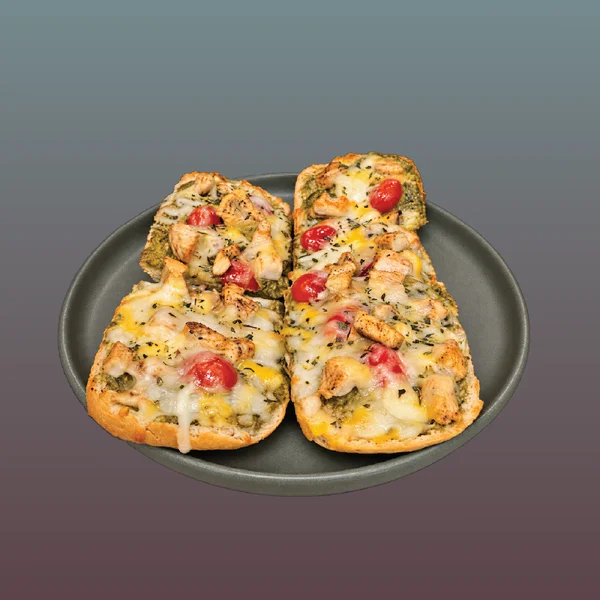 Chicken Pesto Pizza Ciabatta — Kahve & More