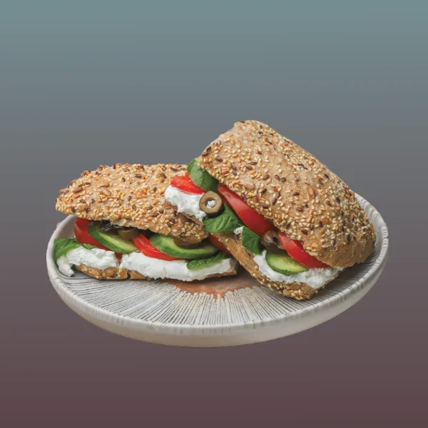 Labneh & Vegetables Ciabatta — Kahve & More