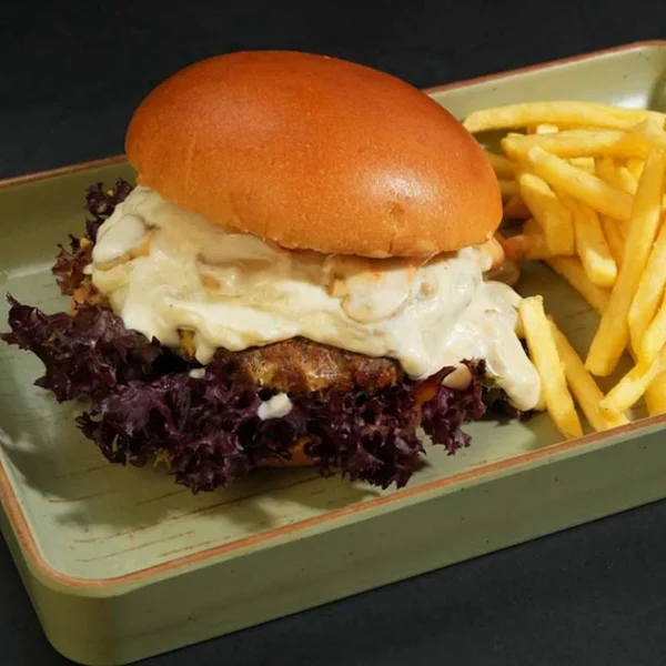 Rock In Mushroom Burger