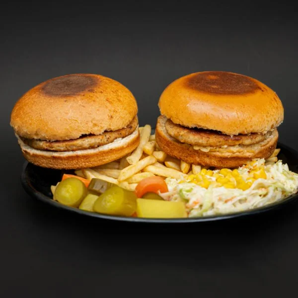 Chicken Burger Platter