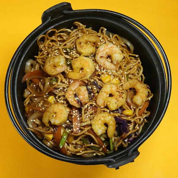 Yakisoba With Shrimps