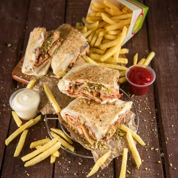 Shawarma chicken extra platter