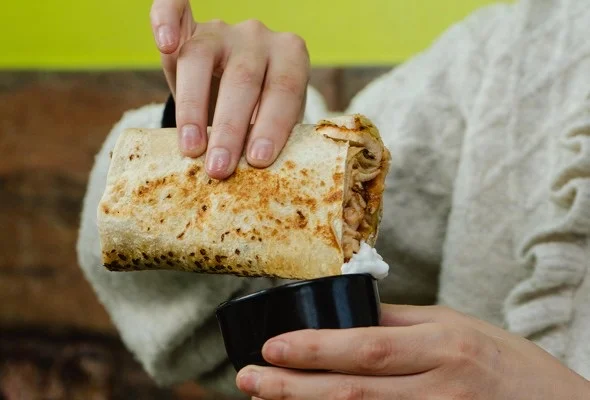 Shawarma chicken sandwich