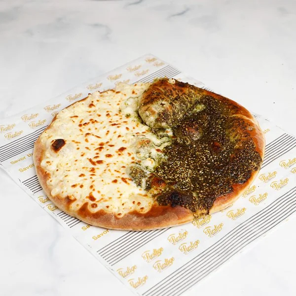 Half Cheese & Zaatar Manoushe