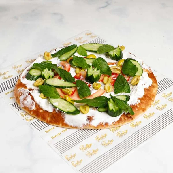 Labneh & Vegetables Manoushe