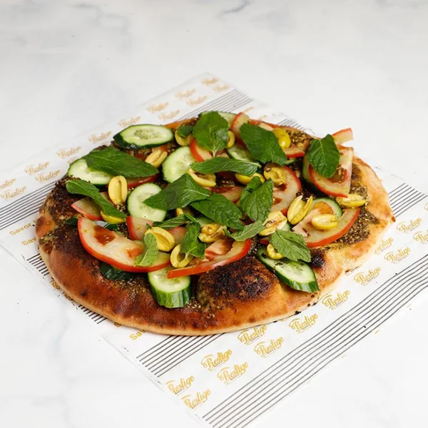 Zaatar & Vegetables Manoushe