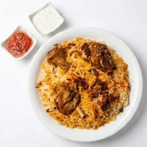 Meat biryani small