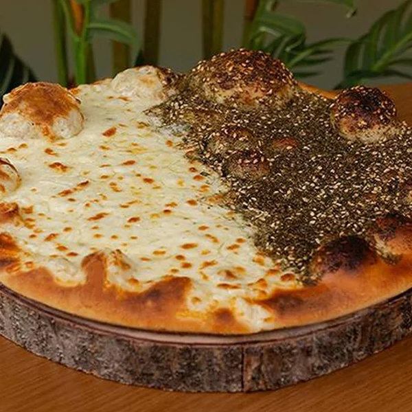 Half Cheese & Zaatar Manoushe