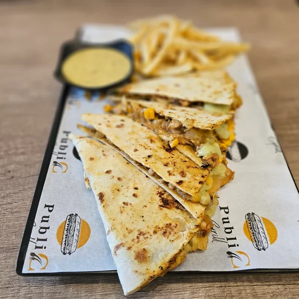 BBQ Chicken Quesadilla — Public Grill