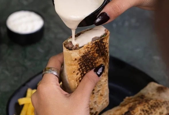 Shawerma Beef sandwich